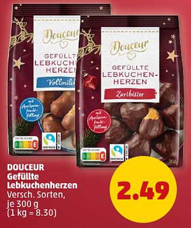 DOUCEUR Gefüllte Lebkuchenherzen