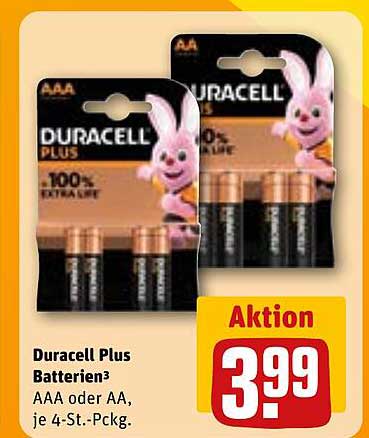 Duracell Plus Batterien