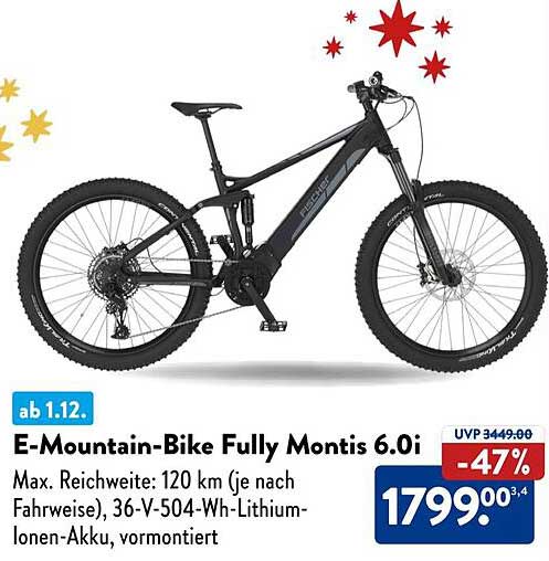 E-Mountain-Bike Fully Montis 6.0i