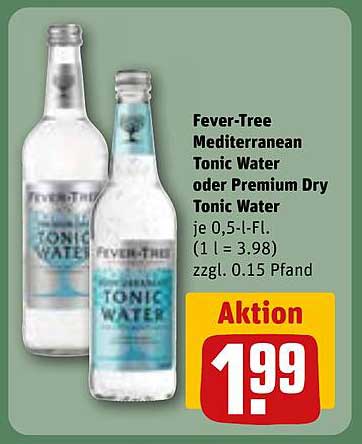 Fever-Tree Mediterranean Tonic Water oder Premium Dry Tonic Water