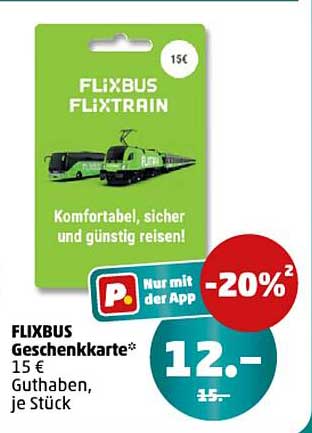 FLIXBUS Geschenkkarte*