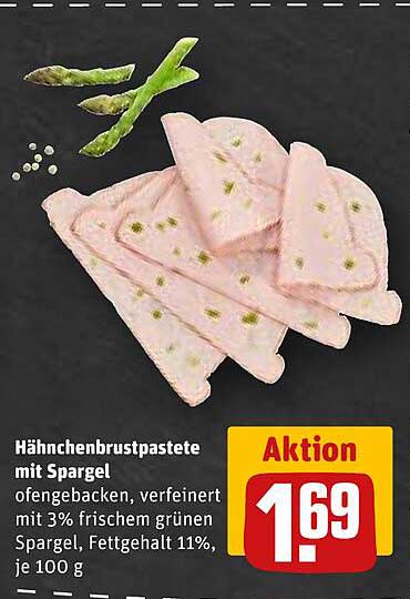 Hähnchenbrustpaste mit Spargel