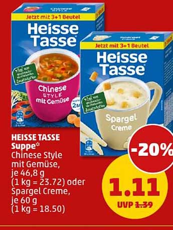 HEISSE TASSE Suppe*