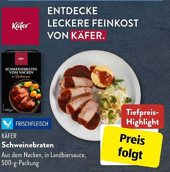 Käfer Schweinebraten