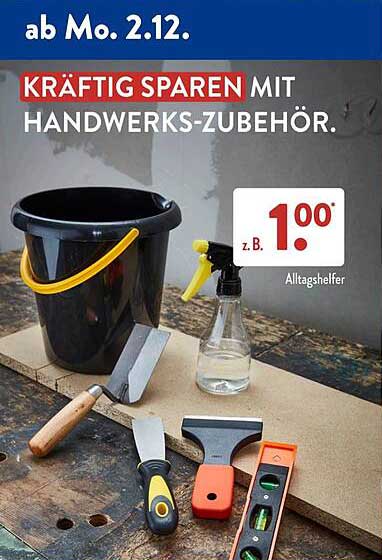 KRÄFTIG SPAREN MIT HANDWERKS-ZUBEHÖR.