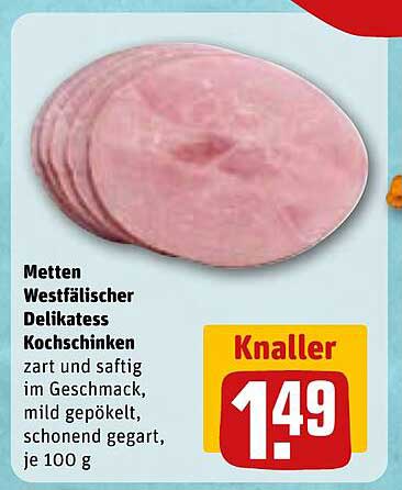 Metten Westfälischer Delikatess Kochschinken