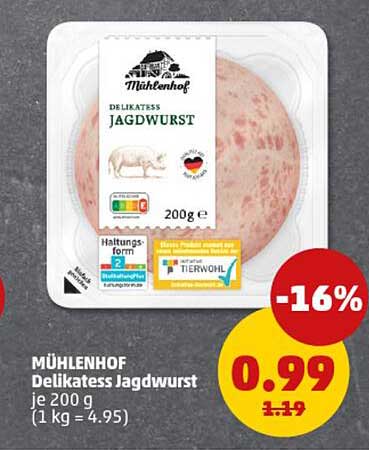 MÜHLENHOF Delikatess Jagdwurst