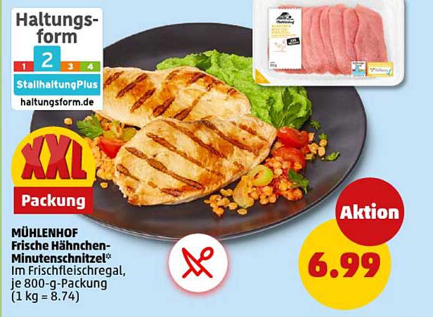 MÜHLENHOF Frische Hähnchen-Minutensteaks*