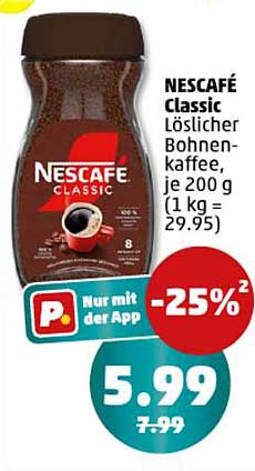 NESCAFÉ Classic Löslicher Bohnenkaffee