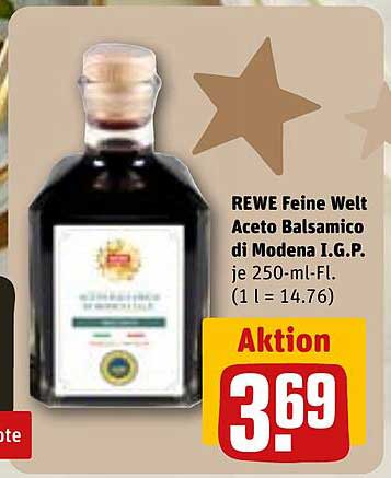 REWE Feine Welt Aceto Balsamico di Modena I.G.P.