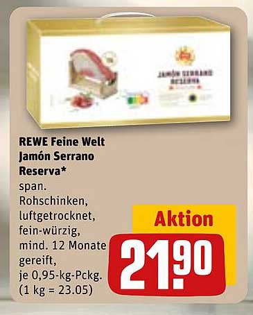 REWE Feine Welt Jamón Serrano Reserva*