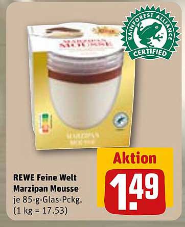 REWE Feine Welt Marzipan Mousse