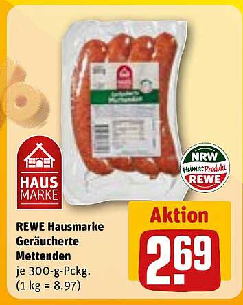 REWE Hausmarke Geräucherte Mettenden