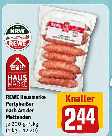 REWE Hausmarke Partybeißer nach Art der Mettenden