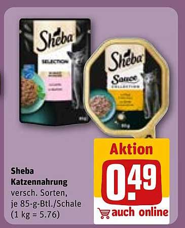 Sheba Katzennahrung