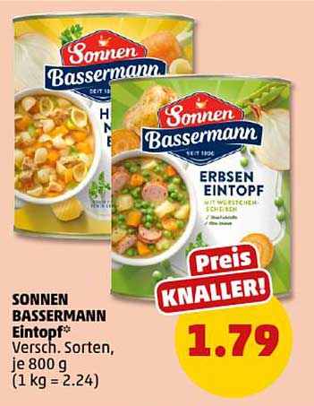 SONNEN BASSERMANN Eintopf