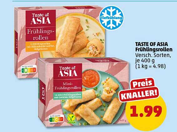 TASTE OF ASIA Frühlingsrollen