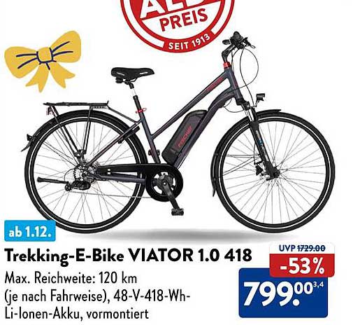 Trekking-E-Bike VIATOR 1.0 418