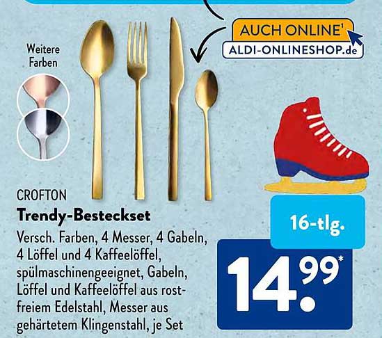 Trendy-Besteckset