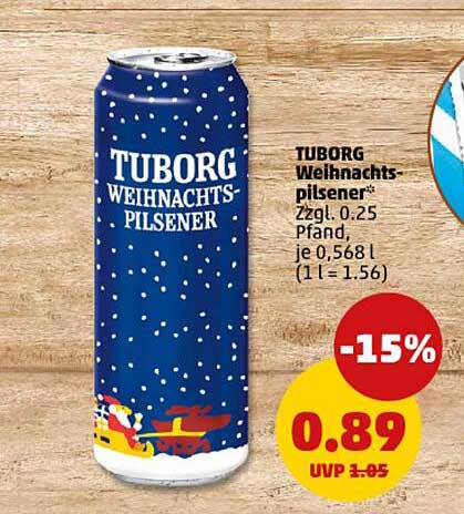 TUBORG Weihnachts-pilsener