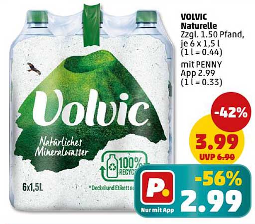 VOLVIC Natürliche Mineralwasser