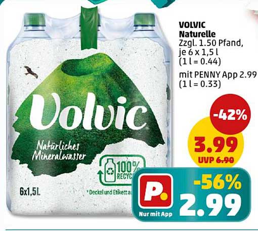 VOLVIC Natürliche Mineralwasser