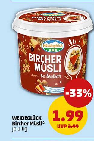 WEIDEGLÜCK Bircher Müsli*