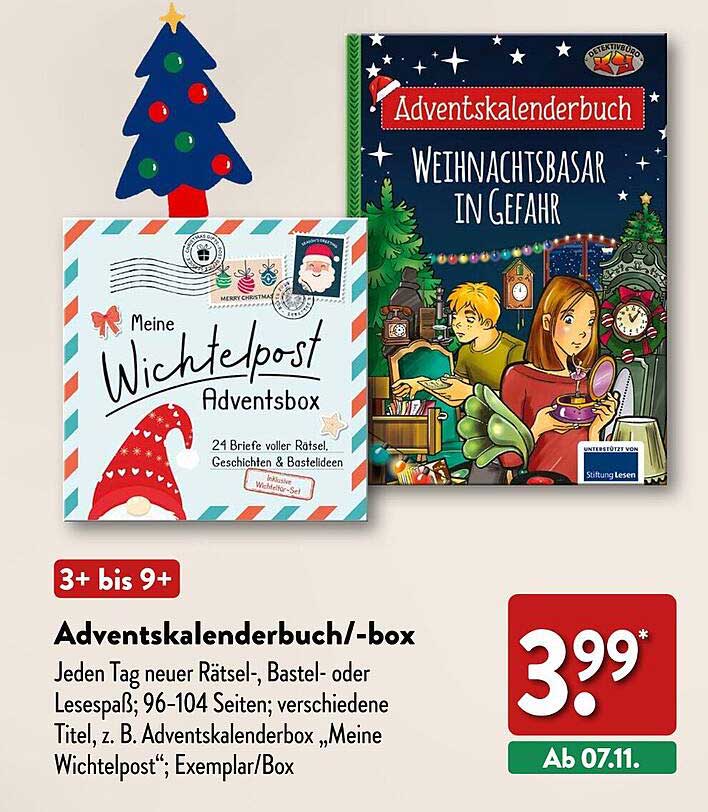 Adventskalenderbuch/-box