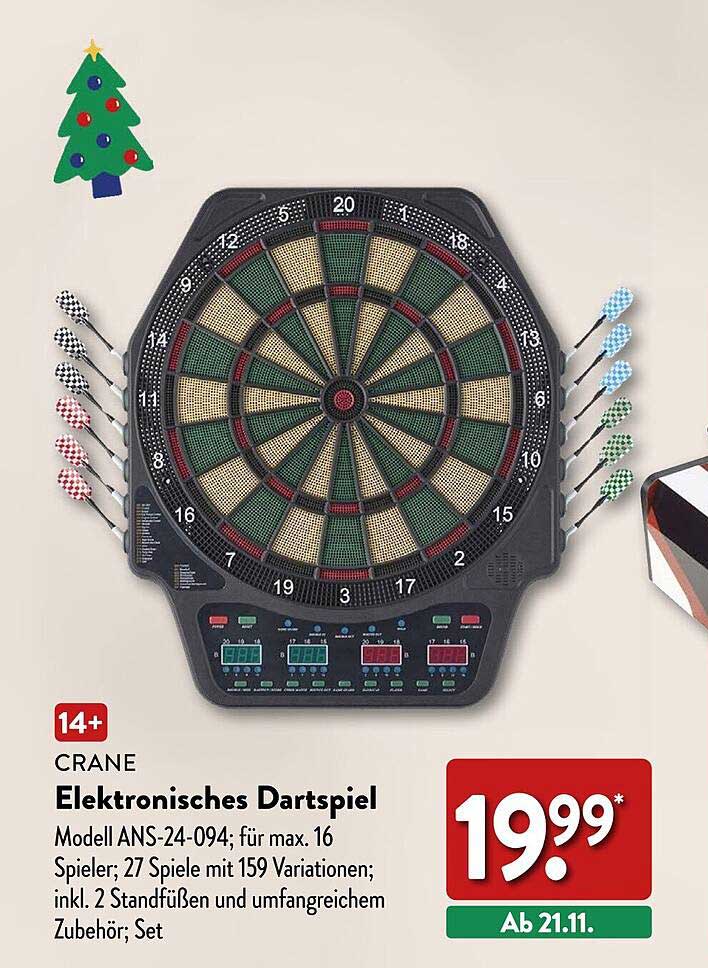 CRANE Elektronisches Dartspiel