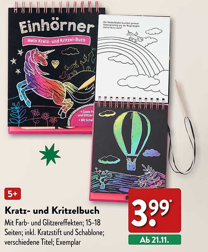 Einhörner Mein Kratz- und Kritzel-Buch