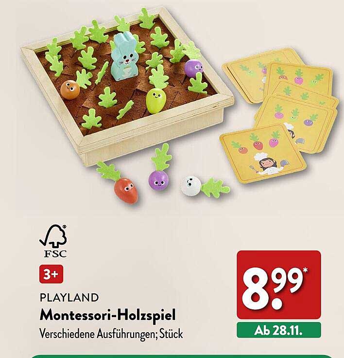 Montessori-Holzspiel