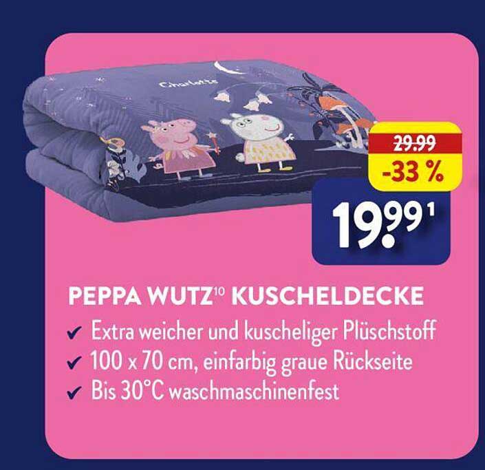 PEPPA WUTZ® KUSCHELDECKE