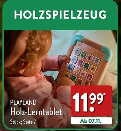 PLAYLAND Holz-Lerntablet