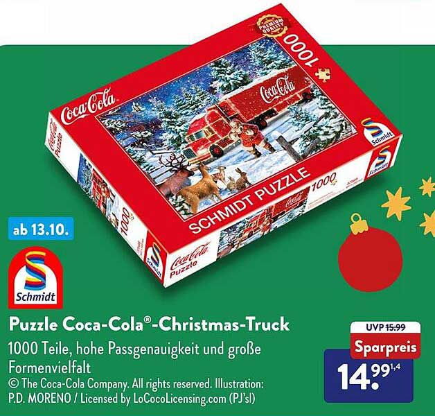 Puzzle Coca-Cola®-Christmas-Truck