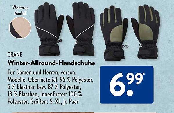 CRANE Winter-Allround-Handschuhe