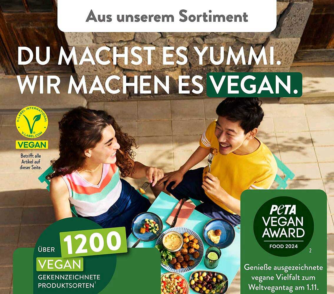 DU MACHST ES YUMMI. WIR MACHEN ES VEGAN.