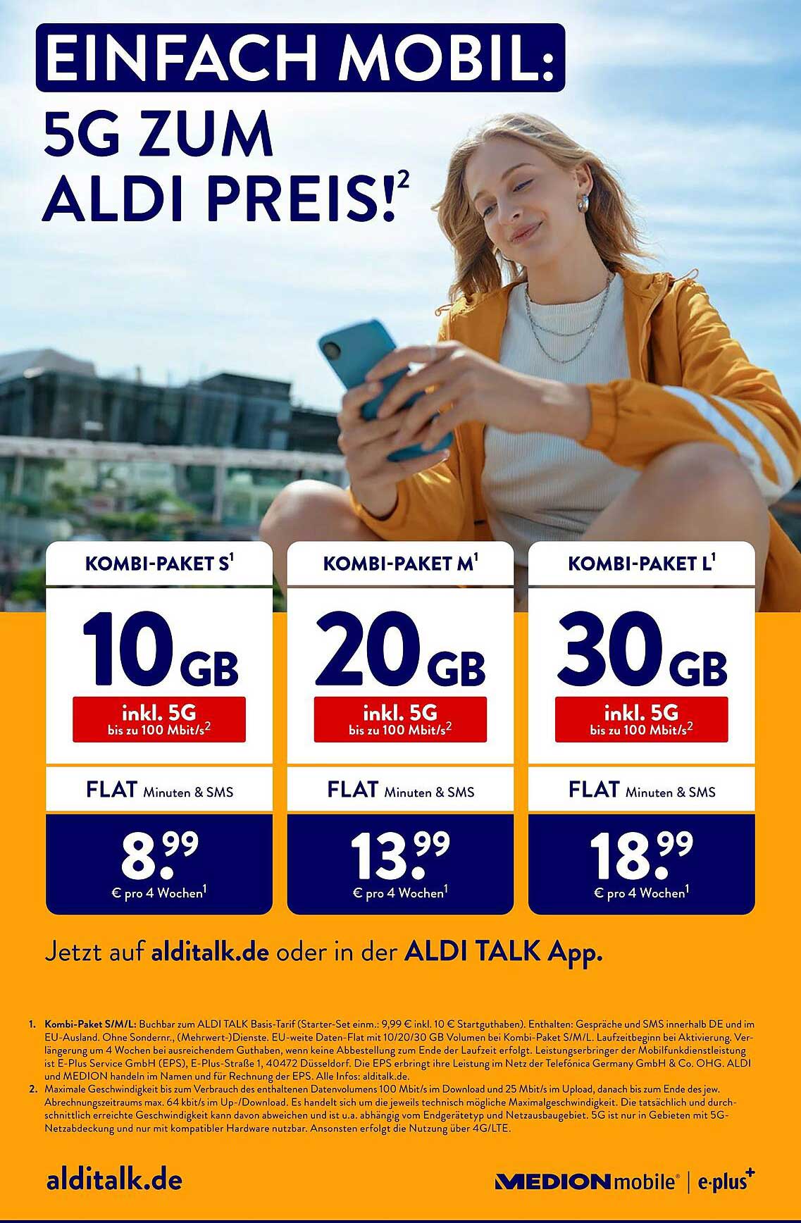 EINFACH MOBIL: 5G ZUM ALDI PREIS!