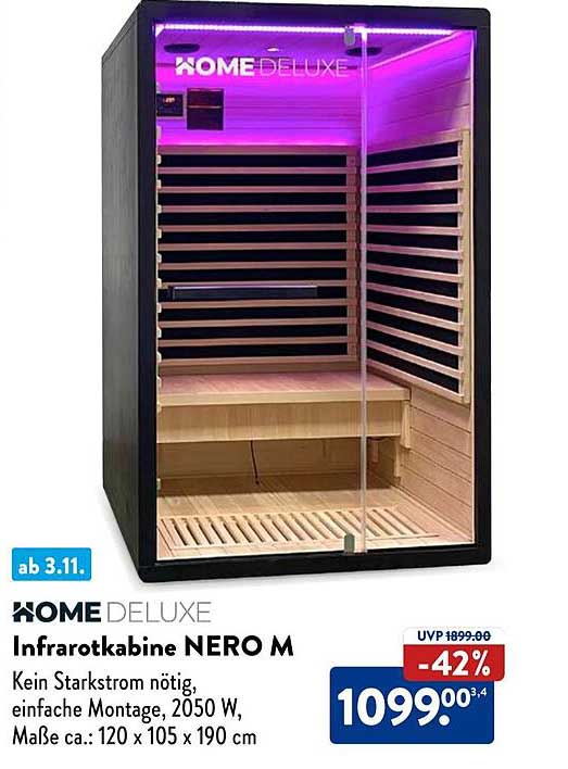 Infrarotkabine NERO M