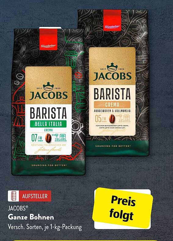 Jacobs Barista Ganze Bohnen