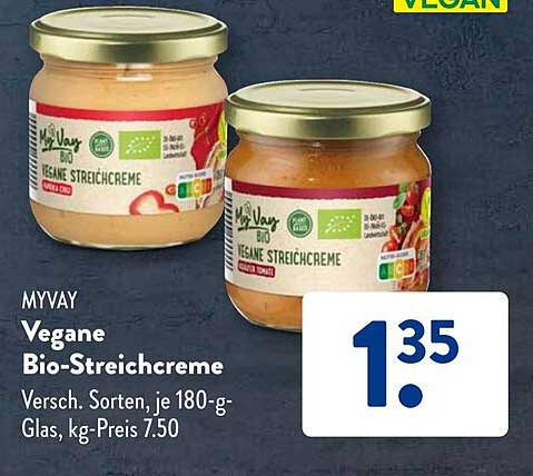 MYVAY Vegane Bio-Streichcreme