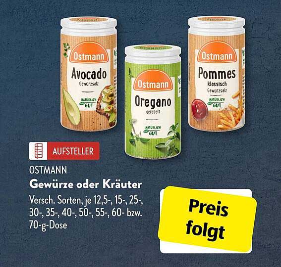 Ostmann Gewürze oder Kräuter