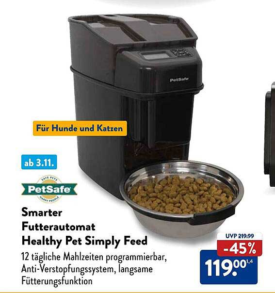 Smarter Futterautomat Healthy Pet Simply Feed