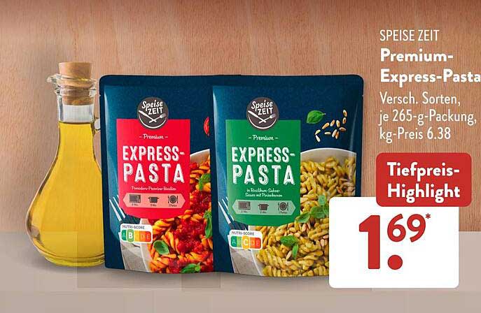 SPEISE ZEIT Premium-Express-Pasta