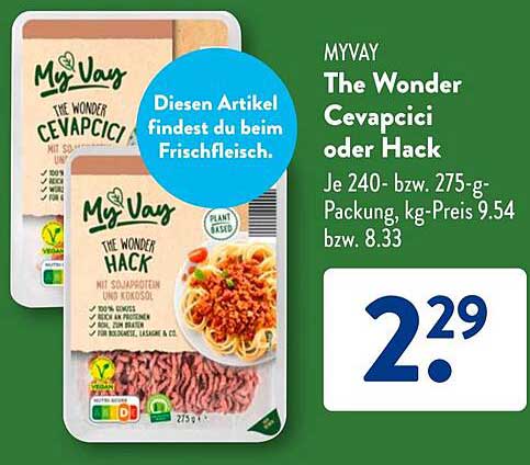 The Wonder Cevapcici oder Hack