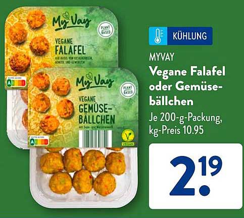 Vegane Falafel oder Gemüse-Bällchen