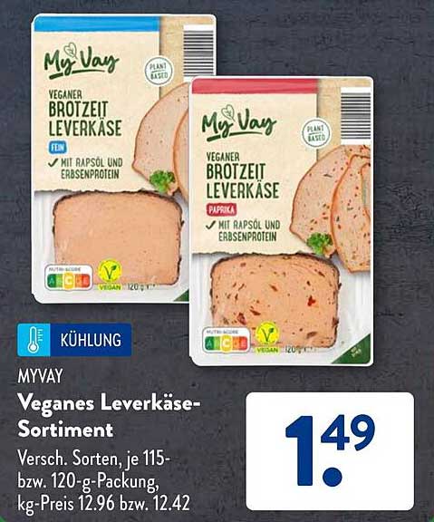 Veganes Leverkäse-Sortiment