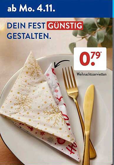 Weihnachtservietten