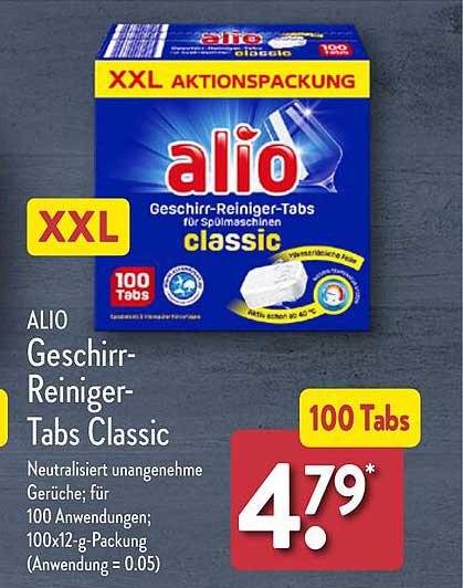 alio Geschirr-Reiniger-Tabs Classic