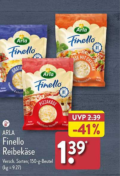 Arla Finello Reibekäse