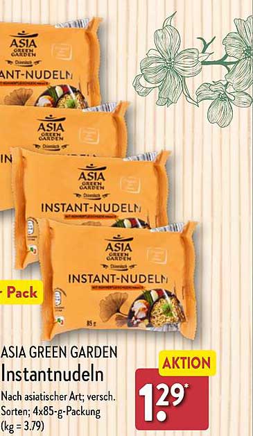 ASIA GREEN GARDEN Instantnudeln